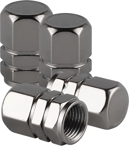 Vista 7 de alpmosn Tapones de Vástago de Válvula de Neumático de Aluminio, Cubiertas de Válvula de Rueda, Tapa de Neumático a Prueba de Polvo, Accesorios