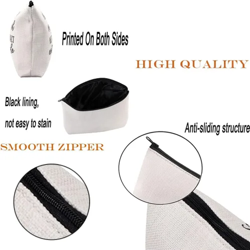 Vista 5 de PWHAOO Buceo Bolsa de Cosméticos Buceo Amante de Buceo Regalo Trabajo Bien Bajo Presión Maquillaje Cremallera Bolsa Para Buceo, Trabajo Bien B