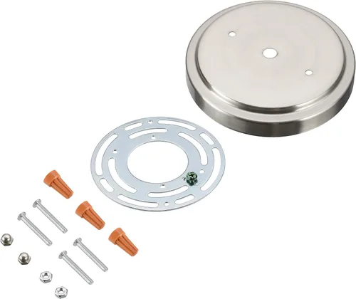 Vista 21 de Aspen Creative 21508-11 - Kit de lámpara de araña de transición y toldo con bucle para cuello, bronce aceitado, diámetro de 5-1/2 pulgadas, orificio