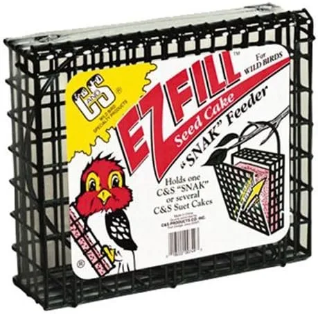 Vista 2 de C&S EZFill - Comederos para pastel de semillas "Snak" (paquete de 2)