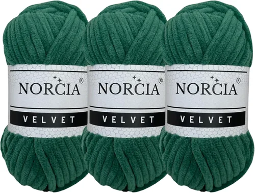 Vista 39 de Hilo de Terciopelo Suave Chenille para Ganchillo Super Voluminoso (100g-3.50oz) (68m-74.3 yds) Hilo para Manta de Bebé para Tejer Amigurumi Hilo