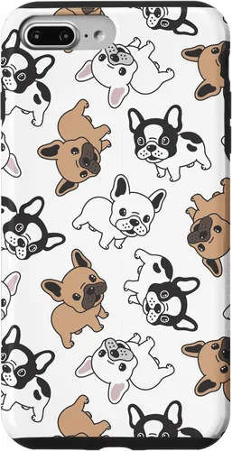 Vista 12 de iPhone 16 Cute French Bulldog Pattern Case