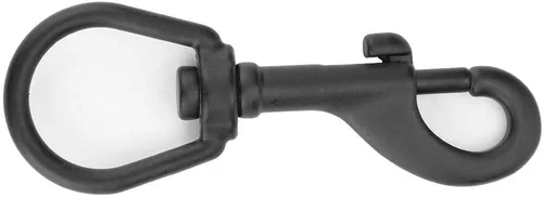 Vista 9 de Tbest Perno de doble extremo de acero inoxidable Gancho de presión de ojo giratorio Kit de gancho de perno de buceo (3.937 in negro)