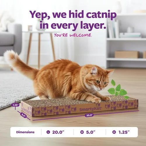 Vista 3 de Rascador corrugado SmartyKat para gatos