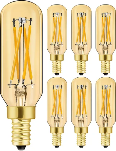 Vista 9 de Leools Bombilla LED E12 Regulable de 2W Equivalente a Bombilla de Luz de 25 Vatios Blanco Suave T6 T25 Bombilla Candelabro E12 de 25 Vatios