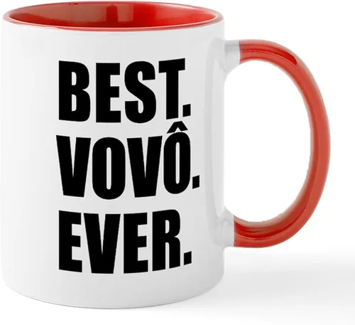 Vista 8 de CafePress Best Vovo Ever Grandpa - Taza de café de cerámica (11.0 fl oz)