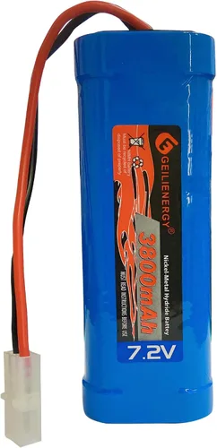 Vista 6 de 7.2V 3800mAh 6-Cell NiMH Battery for RC Cars Hobby Battery with Tamiya Connector for Car Truck Truggy Buggy Tank Airplane Helicopter Boat Racing
