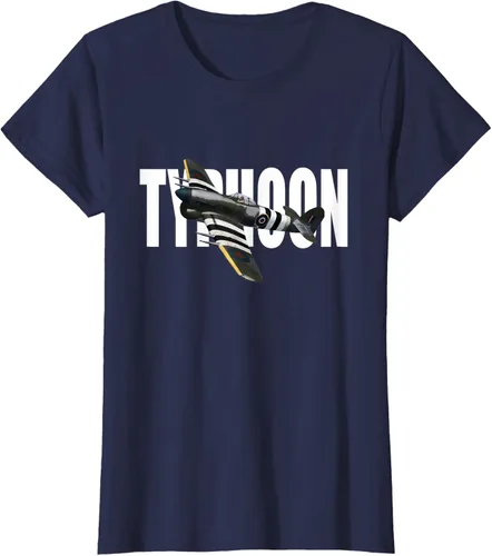 Vista 30 de RAF Hawker Typhoon WW2 Fighter Aircraft T-Shirt