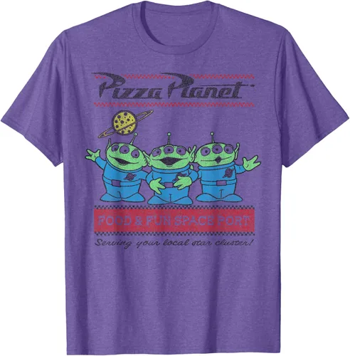 Vista 5 de Disney Pixar Toy Story Pizza Planet Aliens Camiseta