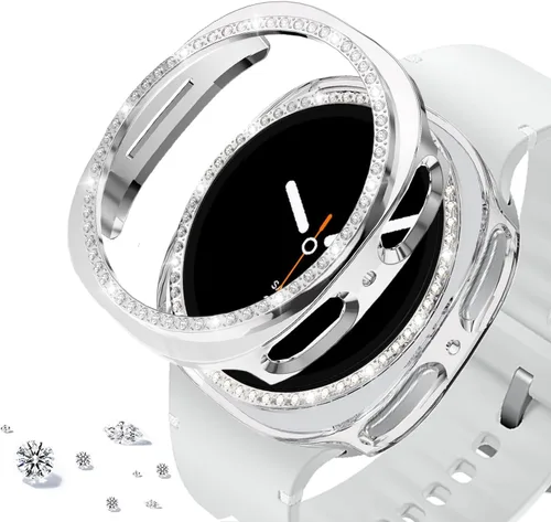 Vista 25 de DEALELE Paquete de 1 + 3 fundas compatibles con Samsung Galaxy Watch 7 Ultra (1.772 pulgadas), funda protectora de policarbonato transparente