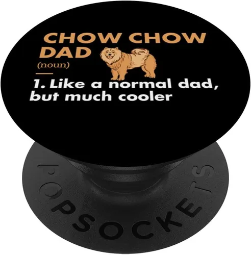 Vista 6 de Dog Chow Chow Dad Definition PopSockets MagSafe PopGrip for iPhone