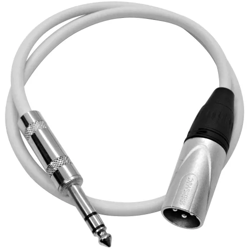 Vista 11 de Seismic Audio - SATRXL-M2 - Cable de conexión XLR verde de 2 pies macho a 1/4" TRS