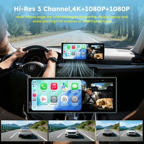 Vista 12 de CARPURIDE W502BS para BMW Moto CarPlay y lectura de datos A-Auto, Maravilla nativa 5" waterproof GPS screen with dual Bluetooth, native data