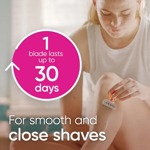 Vista 12 de Gillette Venus Kit de maquinilla de afeitar de viaje extra suave para mujer, mini mango + repuesto + funda, regalos de vacaciones para mujeres