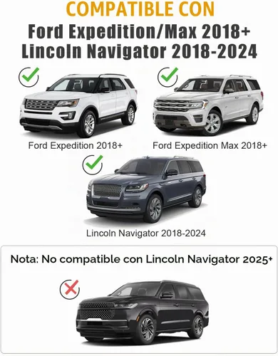 Vista 2 de KINGGERI Barras Cruzadas para Techo de 220lbs Compatibles con Ford Expedition/Max 2018-2026 y Lincoln Navigator 2018-2024, Barras de Techo
