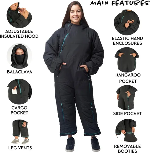 Vista 2 de Saco de dormir portátil Selk'bag Original - Saco de dormir para exteriores e interiores - Traje de saco de dormir - Rango de temperatura de 35 a 44