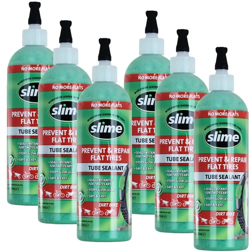Vista 9 de Slime 10204 Sellador de reparación de pinchazos de tubo de bicicleta con bomba, prevención y reparación, adecuado para todas las bicicletas, botella