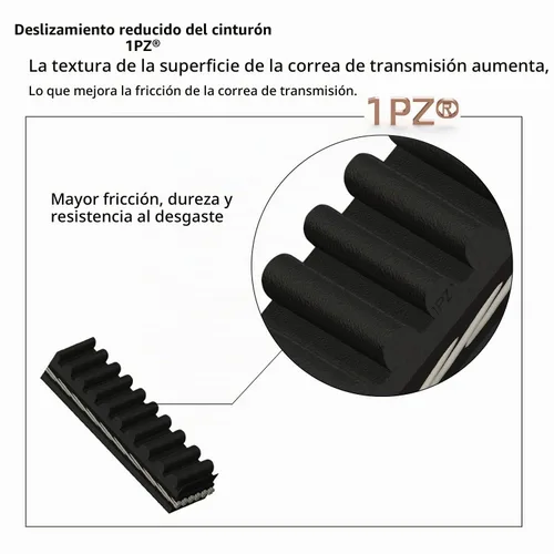 Vista 4 de 1PZ DB1-P30 Serie 30 Go Kart Correa de transmisión para reemplazar Manco 5959 / Comet 203589 (paquete de 3)