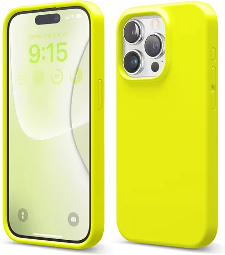 Vista 11 de elago Compatible con Funda para iPhone 15 Pro, funda de silicona líquida, funda protectora de cuerpo completo, a prueba de golpes, funda delgada