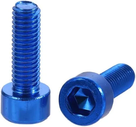 Vista 14 de 2 unids/set bicicleta titular tornillo hervidor rack tornillo aleación aluminio M5x15mm botella agua jaula pernos para bicicleta MTB bicicleta