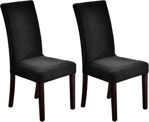 Vista 12 de Lifup Fundas de terciopelo para sillas de comedor, fundas elásticas y suaves para silla Parson lavable, protector de silla para el hogar, hotel