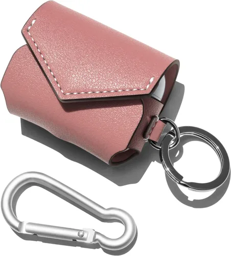 Vista 7 de GreedyFarmers - Funda para AirPods Pro con mosquetón de llavero, funda protectora de cuero de primera calidad para carga inalámbrica AirPods Pro