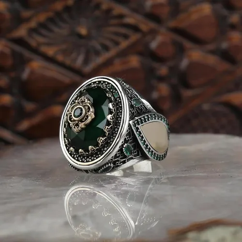 Vista 5 de Alianzas de compromiso de boda para mujer, anillo de aleación para hombre, regalo de cumpleaños de Navidad