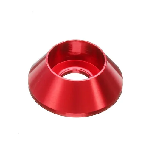 Vista 8 de 20pcs M6 Cono Arandelas de Copa Anodizado Aleación de Aluminio Junta de Tornillo Arandelas avellanadas (negro)