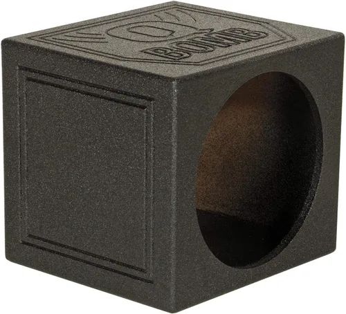 Vista 6 de QPower 12 Pulgadas Caja de Subwoofer Sellada Individual, Caja de Audio para Coche, QBOMB