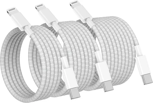 Vista 14 de 240W Braided USB C to USB C Cable, 6Ft+10Ft