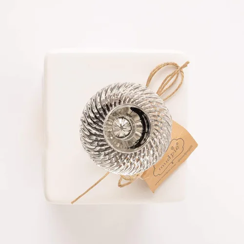 Vista 7 de Mud Pie FBA_ Organizador de cerámica para bolsas de té, blanco