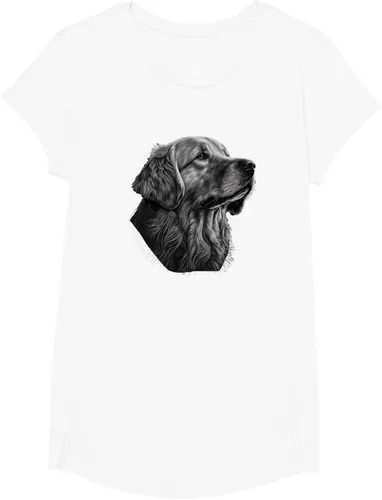 Vista 67 de Camiseta divertida Golden Retriever, Negro