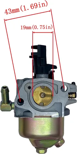 Vista 2 de YAMAKATO Huayi 951-05444 Carburador 175SC para Troy-Bilt Craftsman MTD 243cc 651-05444 Soplador de nieve Storm 31AM5CP3766 OEM..