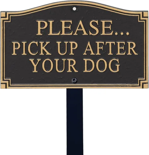 Vista 16 de SmartSign Designer Beware of Dog Placa/Marcador/Letrero con Estaca de 18 pulgadas de Alto Letrero de Metal de Aluminio de 5.75" x 9.5