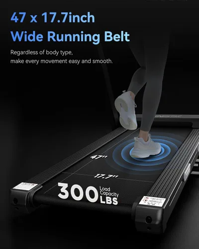 Vista 6 de Renestar Cintas de correr para el hogar, caminadora con inclinación automática, cintas de correr plegables para correr y caminar, capacidad