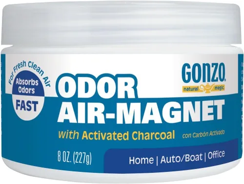 Vista 10 de Gonzo Natural Magic Imán de aire de olor con carbón activado, eliminador de olores, 14 onzas