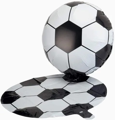 Vista 6 de BinaryABC Globos de fútbol, suministros de fiesta de fútbol, 18 pulgadas, (10 piezas)