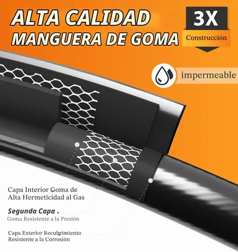 Vista 6 de NUPICK Manguera de conexión rápida de propano de 12 pies para RV a parrilla, manguera de propano de conexión rápida con adaptador de codo