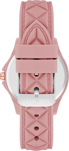 Vista 3 de Nine West - Reloj con correa de silicona para mujer, NW2942