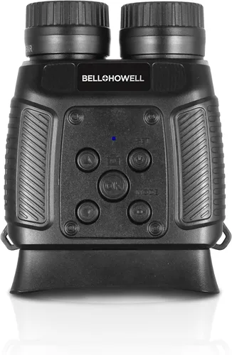 Vista 5 de Bell+Howell BHNV20 10x Monocular digital con visión nocturna IR y LCD de 2.4" Negro