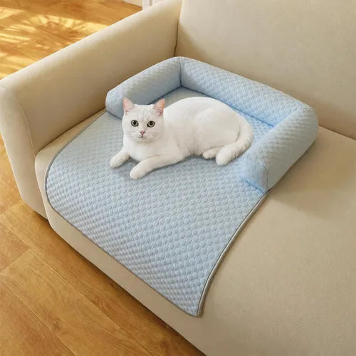 Vista 17 de Alfombrillas calmantes para cama para perros con soporte para el cuello y Negro