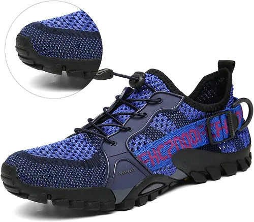 Vista 7 de TANGYUGEN Zapatos de agua para hombres y mujeres zapatos de senderismo al aire libre secado rápido zapatos de playa para viajes senderismo caminar