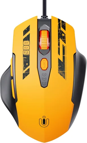 Vista 7 de Uineer Wired Mouse, USB-A Computer Mouse with 6 Buttons,Adjustable