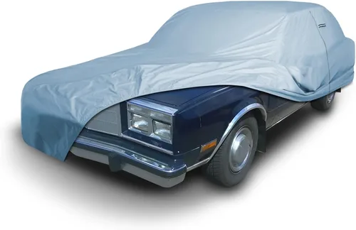 Vista 51 de iCarCover Funda de automóvil personalizada Premium para Chrysler Imperial 1957-1975, resistente, impermeable, para todo tipo de clima, lluvia Negro
