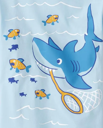 Vista 2 de The Children's Place Camiseta de manga corta con estampado de abuelos para bebés niños