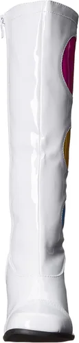 Vista 2 de Ellie Shoes Botas de ingeniero 300 dorry para mujer, Blanco