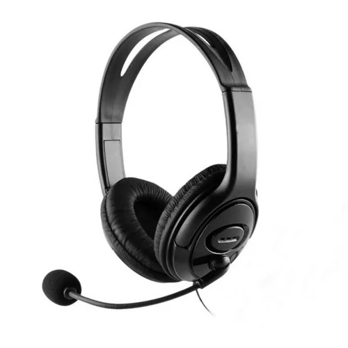 Vista 2 de Auriculares con Micrófono CoolBox Coolchat U1 Negro
