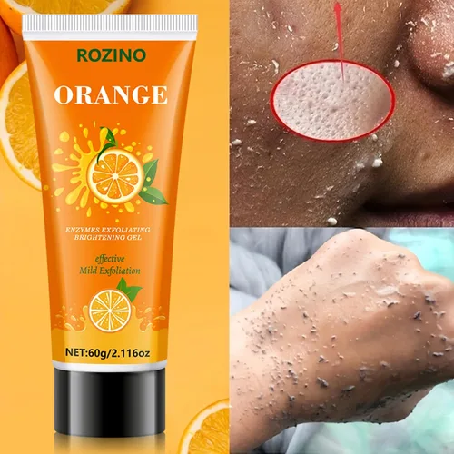 Vista 2 de Enzyme Exfoliating Brightening Gel Face Wash, exfoliante diario suave, limpiador profundo de poros para una piel suave y brillante, adecuado