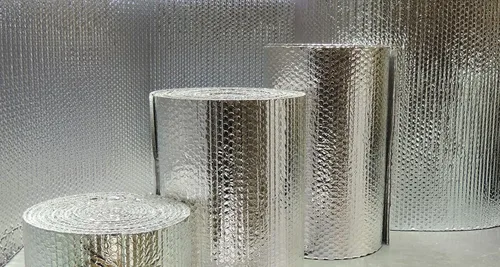 Vista 3 de AES Barrera de vapor reflectante con aislamiento de burbujas de doble lámina de 4 x 25 pies