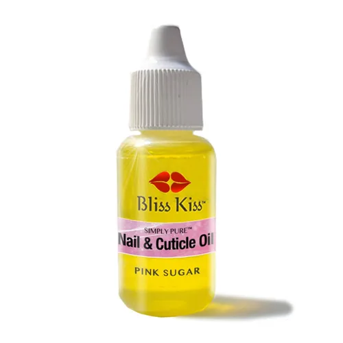 Vista 5 de Bliss Kiss Edición limitada de temporada Simply Pure Nail Oil Dropper Candy Cane Aroma